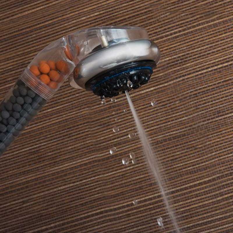 Pommeau de Douche Multifonctions avec Tourmaline et Germanium